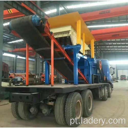 Mobile 100 T/H Capacidade Stone Jaw Crusher estação